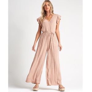 Billabong Hearts Game Jumpsuit